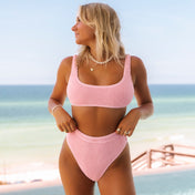 Baby Pink Luxe | High-Waisted Bottom