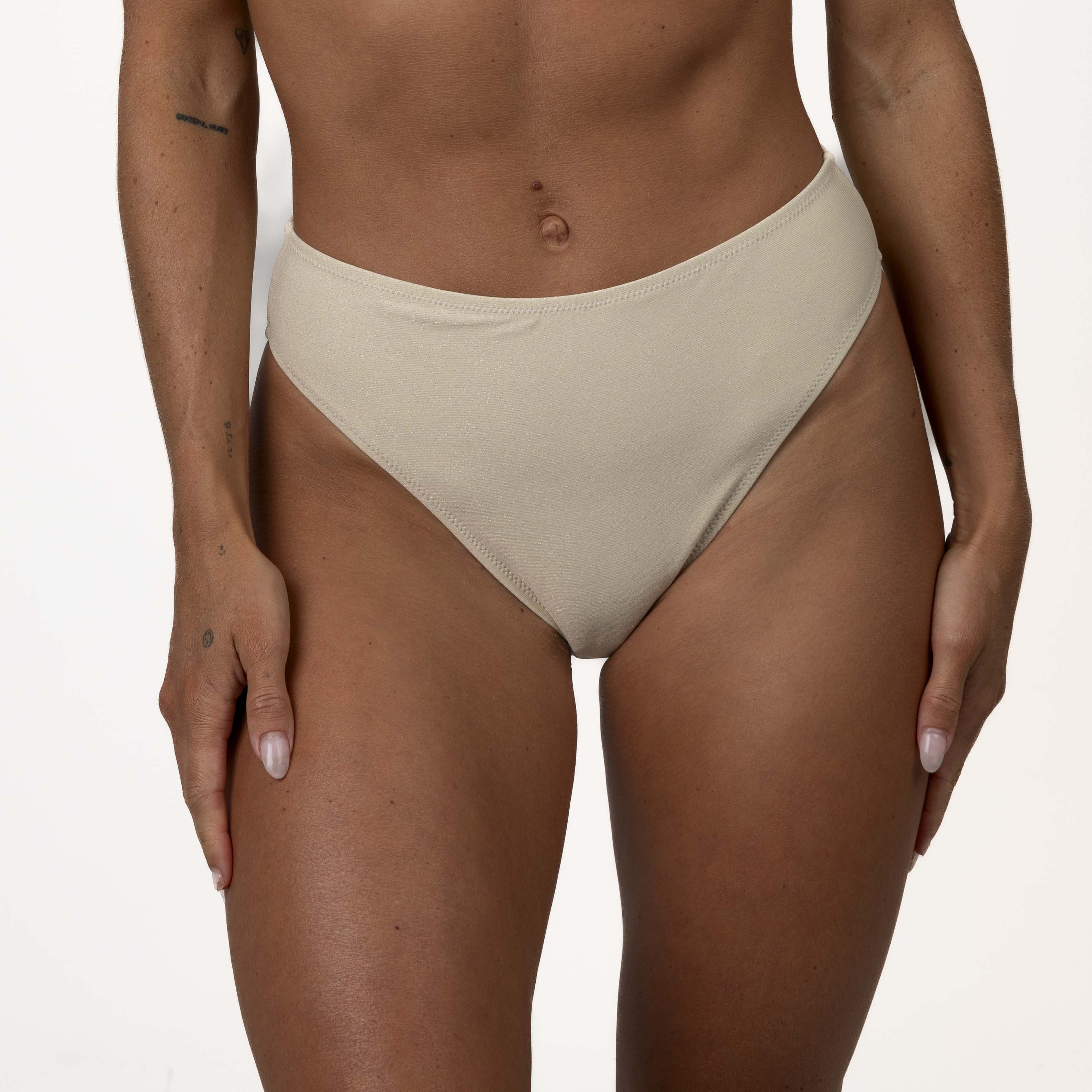 Champagne Shimmer | High Waisted Bottoms