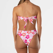 Pink Hibiscus Bandeau Set