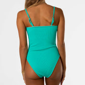 Mermaid Ribbed One Piece | Top