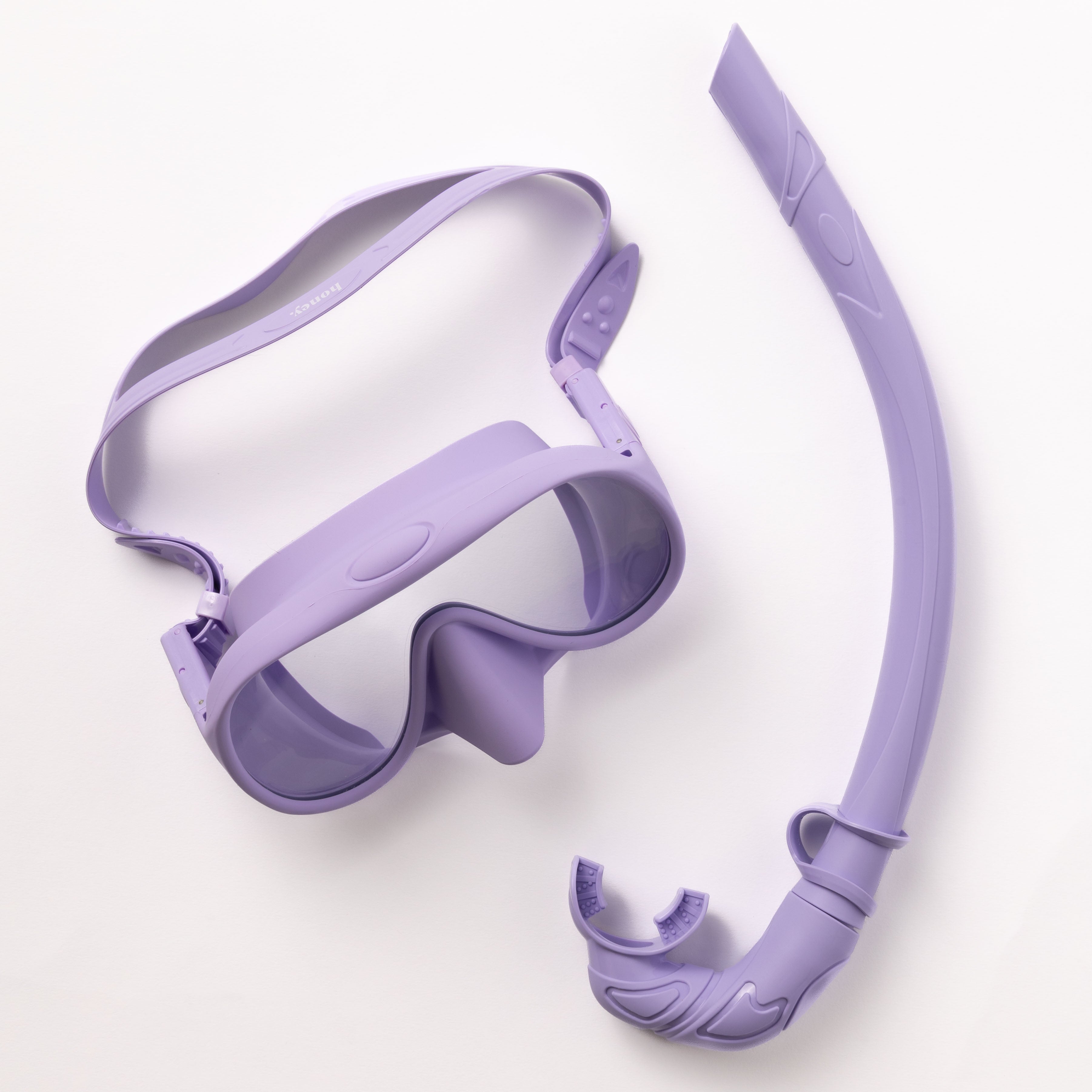 Purple Snorkel Set