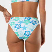 Blue Hibiscus Bandeau Set