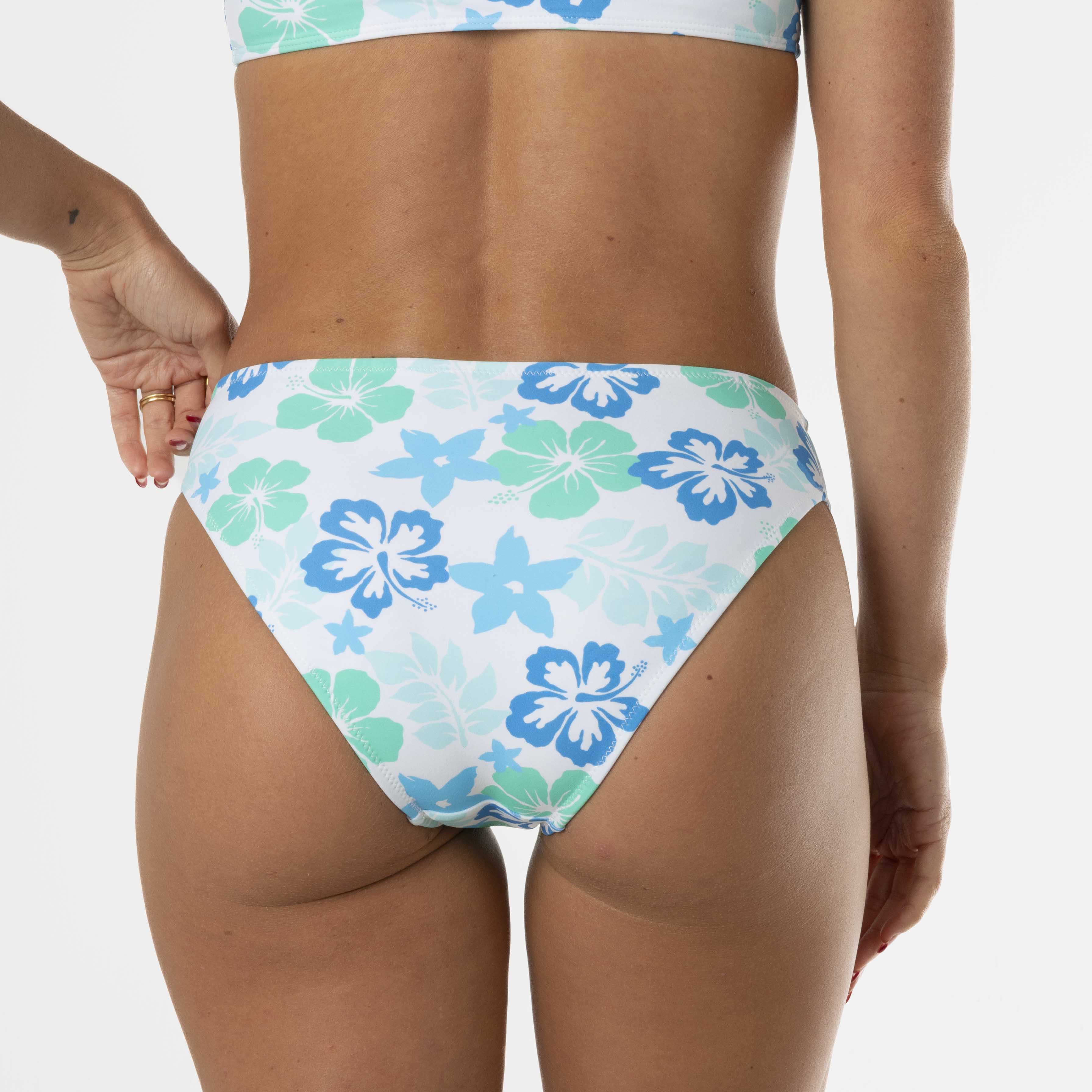 Blue Hibiscus Bandeau Set