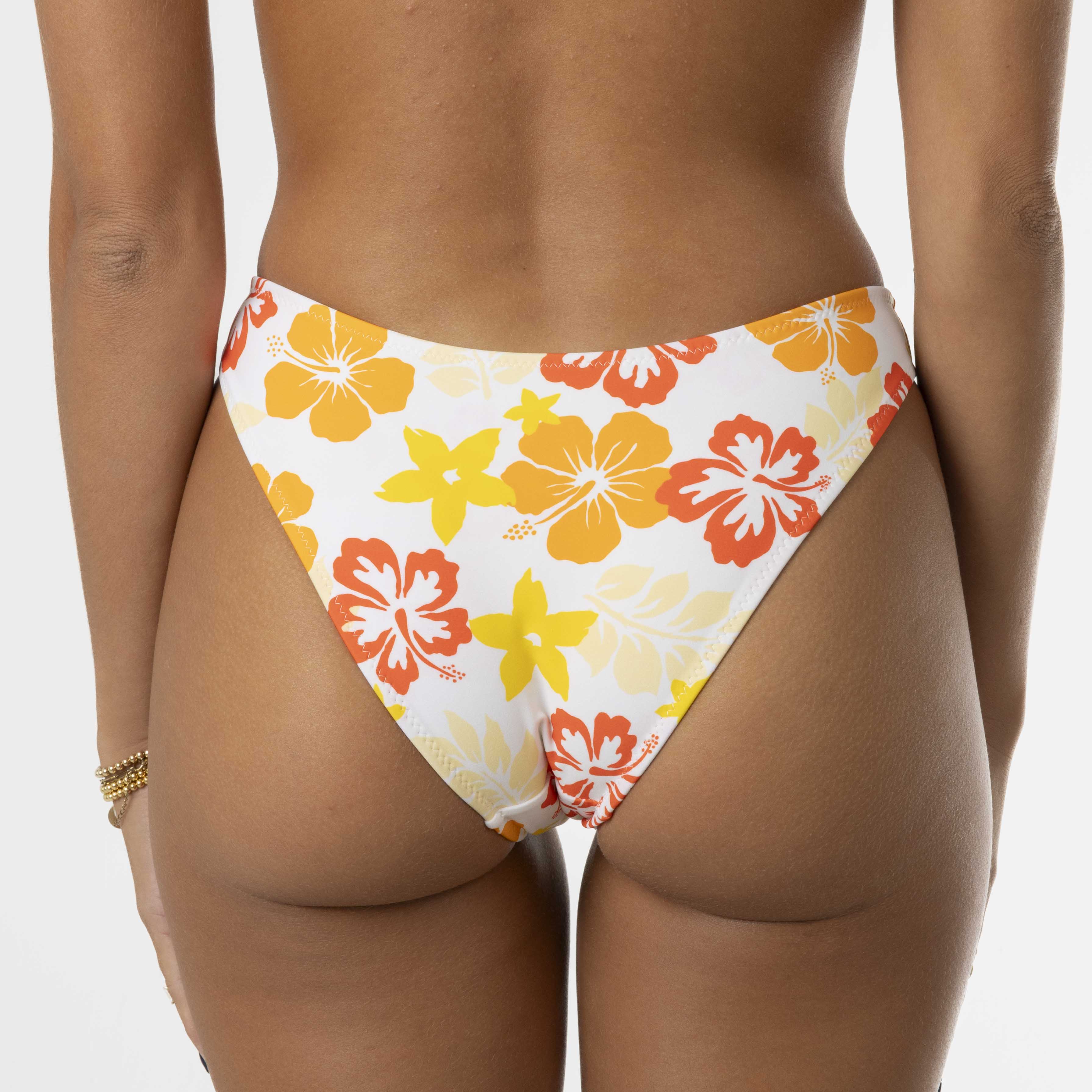 Orange Hibiscus Bandeau Set