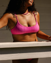 Trellis Ribbed Bralette Set