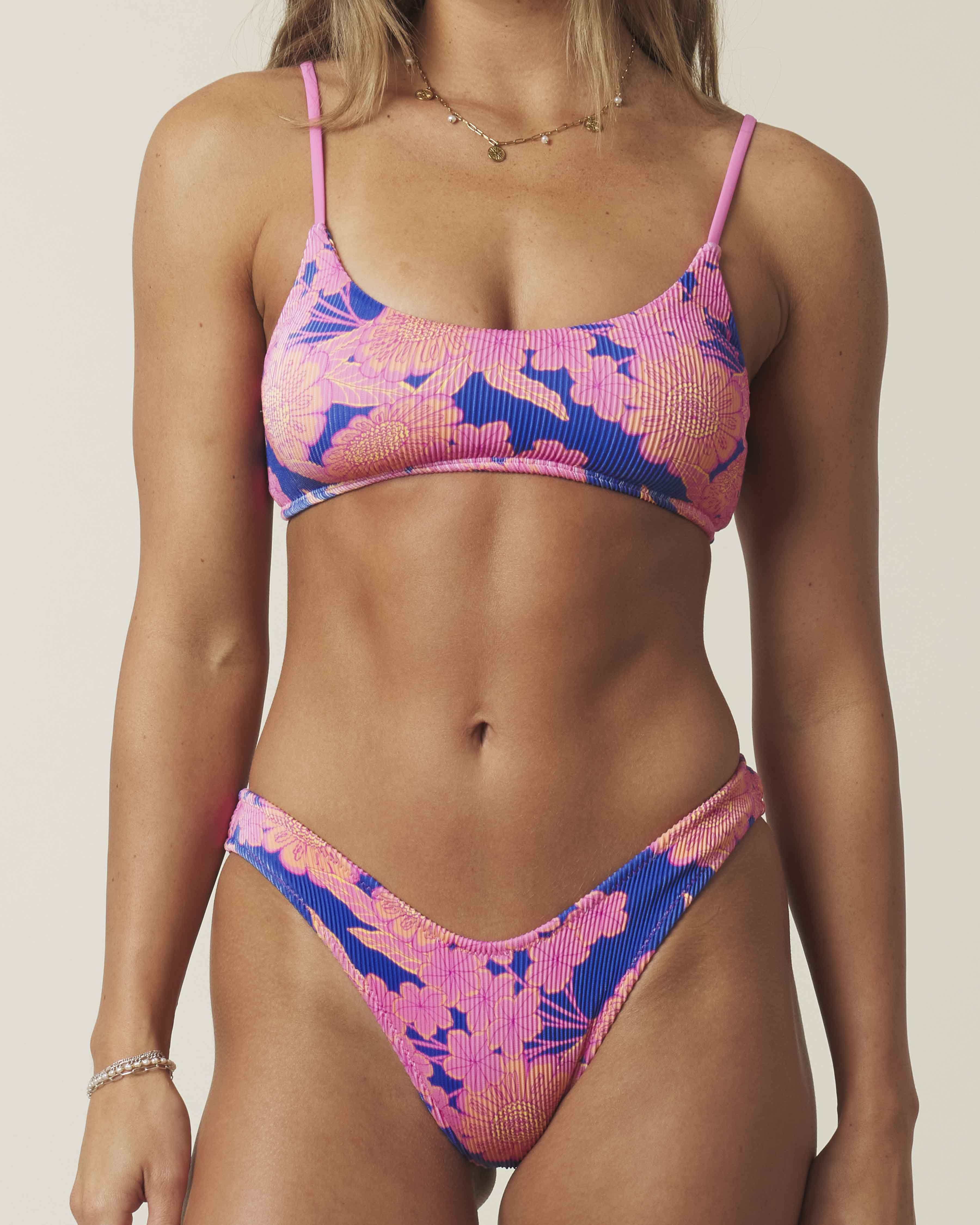 Fleur Ribbed | Bralette Top