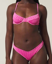 Trellis Ribbed | Underwire Top