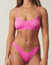 Trellis Ribbed Bralette Set