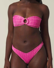 Trellis Ribbed | Bandeau Top