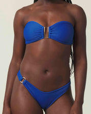 Sapphire Ribbed | U Bandeau Top