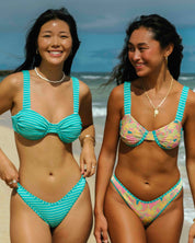 Sangria Ribbed Ruched Underwire | Top