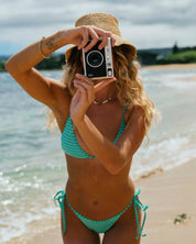 Sangria Ribbed Triangle | Top