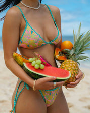 Sangria Ribbed Triangle Set