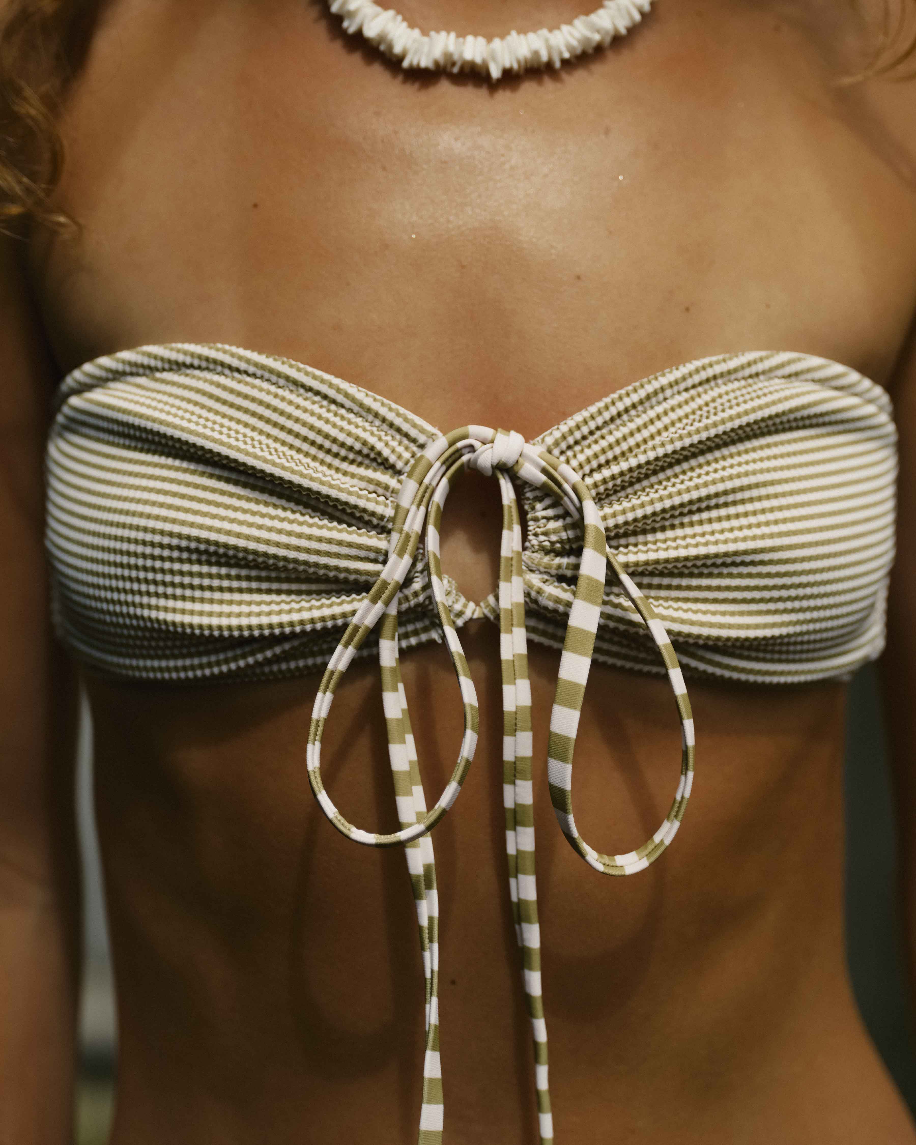 Palmer Ribbed Tie Bandeau Set