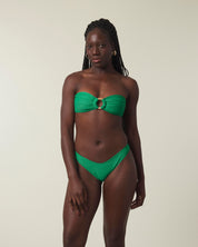 Emerald Shimmer Bandeau Set