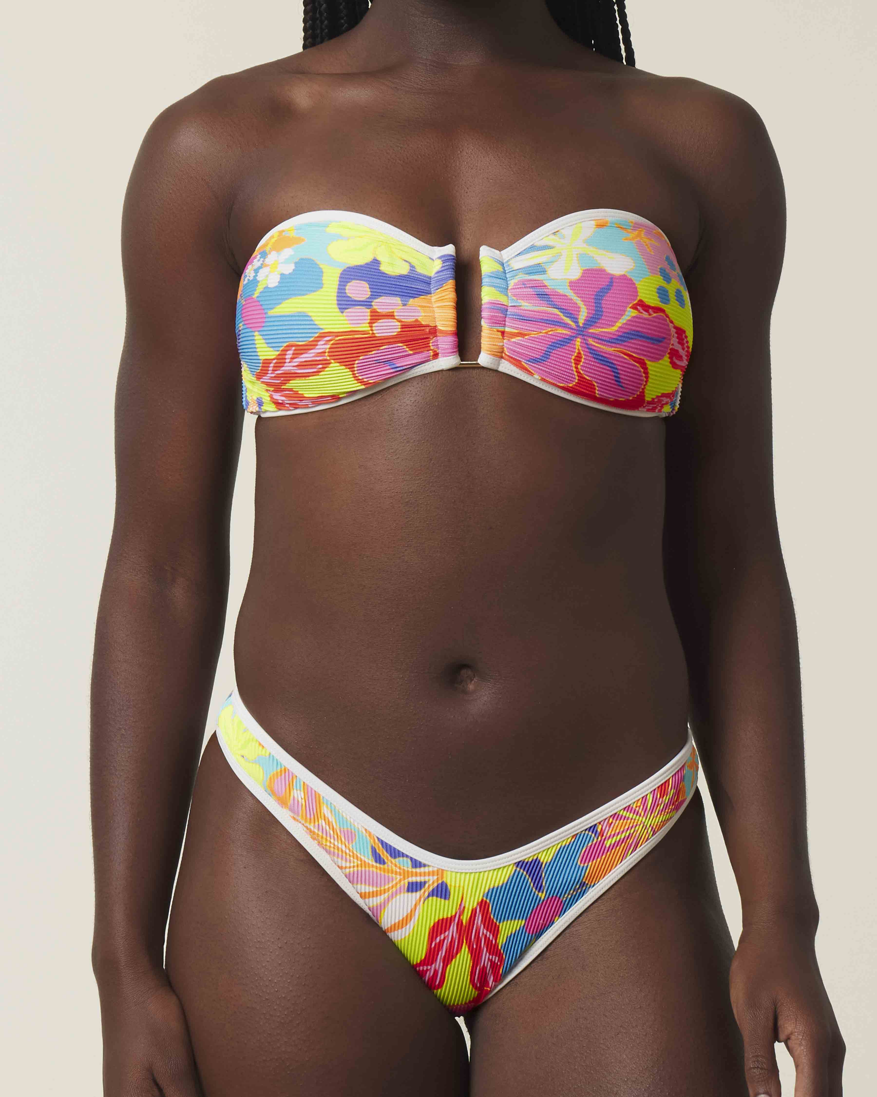 Lulu Ribbed U Bandeau | Top
