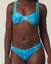 Playa Ribbed Ruched Underwire Set