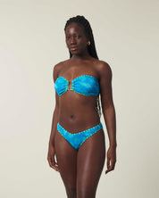 Playa Ribbed U Bandeau | Top