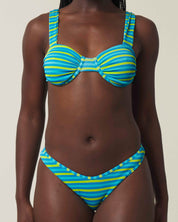 Playa Ribbed Ruched Underwire Set