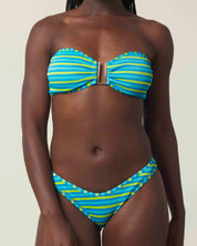 Playa Ribbed U Bandeau | Top