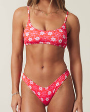Flora Ribbed Bralette Set
