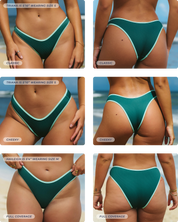 Jade Ribbed Bralette Set