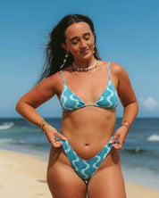 Jungle Ribbed Triangle Set