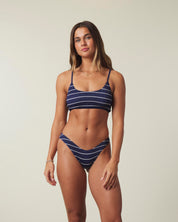 Marine Ribbed | Bralette Top