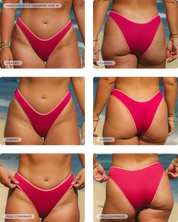 Mullberry Ribbed Bralette Set