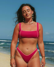 Mullberry Ribbed Squareneck Set