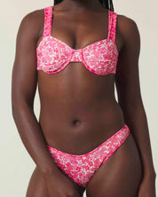 Tilly Ribbed Ruched Underwire Set