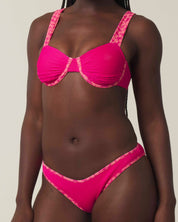 Tilly Ribbed Ruched Underwire Set
