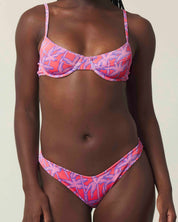 Palm Pop Ribbed Underwire Set