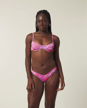 Palm Pop Ribbed Underwire Set