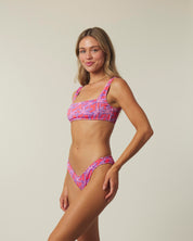 Palm Pop Ribbed Squareneck Set