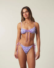 Wave Break Ribbed String Underwire | Top