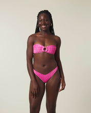 Trellis Ribbed | Bandeau Top