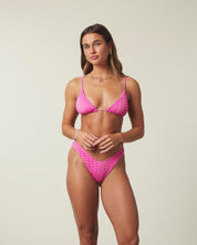 Trellis Ribbed | Triangle Top