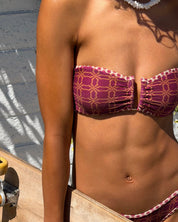 Maya Ribbed U Bandeau Set