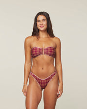 Maya Ribbed U Bandeau Set